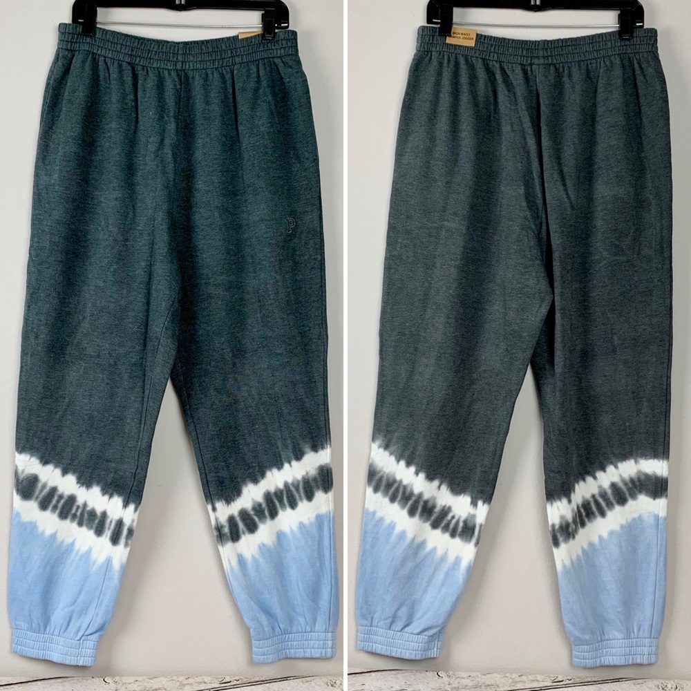 NWT Medium PINK Victoria’s Secret High Waist Campus Joggers Sweats Sporty Boho